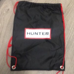 Hunter boots drawstring sack bag